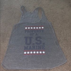 Marine Wife Tank Top Sm